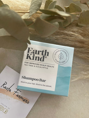 Earth Kind - Tea Tree & Eucalyptus Shampoo Bar - Improved Scalp Health