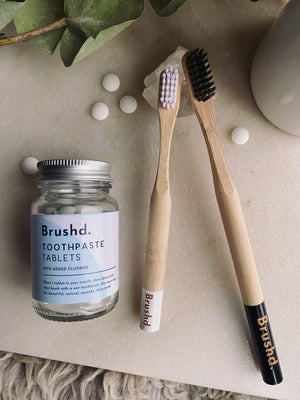 Brush'd - Toothbrush Tablets (added Floride) - English Mint