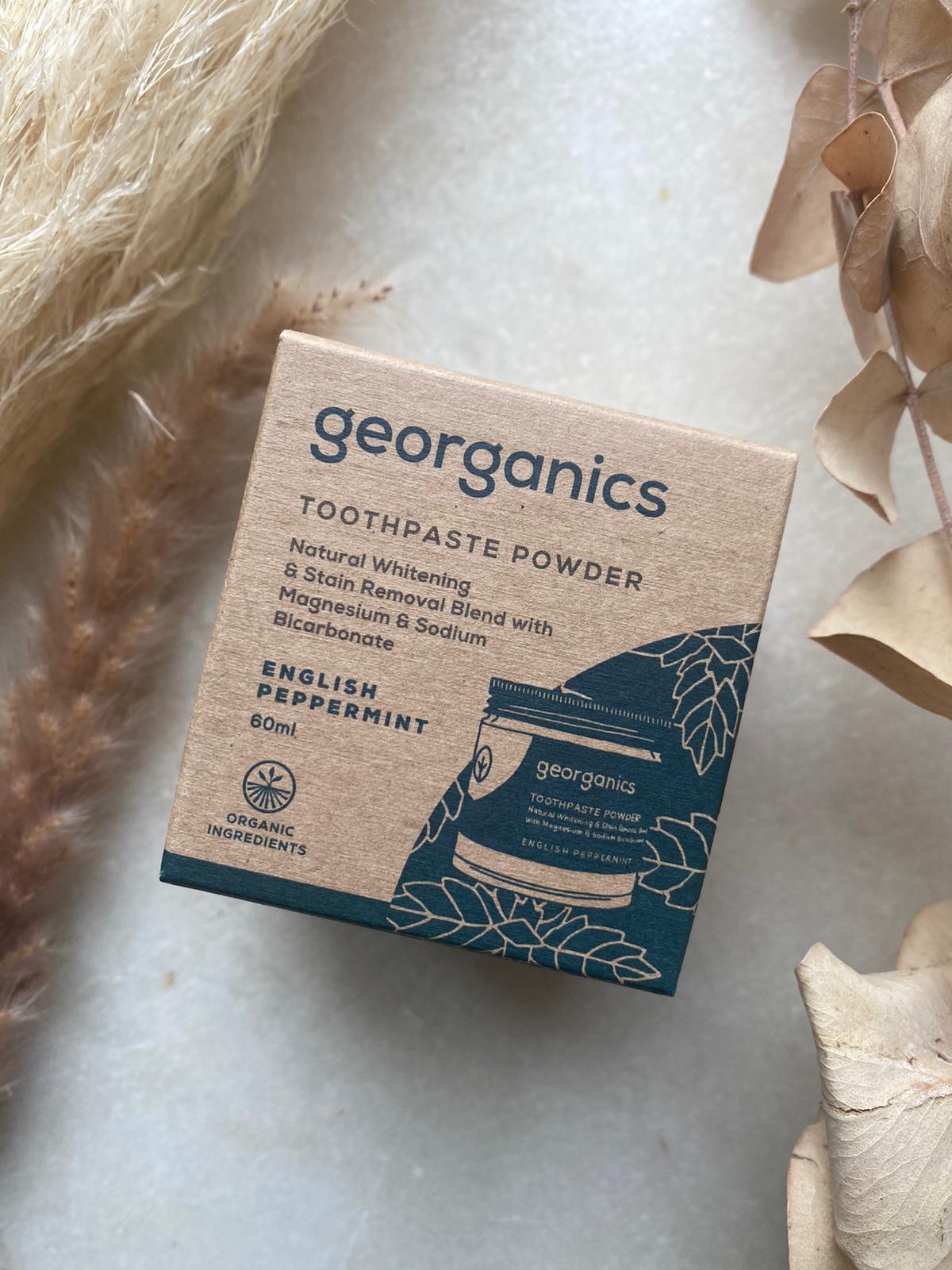 Georganics - Natural Whitening Toothpowder - English Peppermint