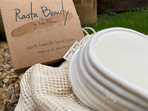 Bamboo & Hemp Reusable 'Cotton' Facial Pads - 10 Pack