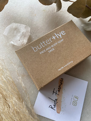 Butter + Lye - Anti-aging Sage Face and Body Soap