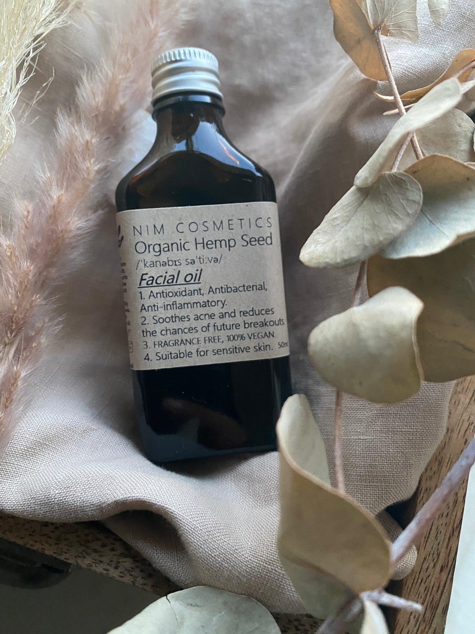 Nim Cosmetics - Organic Hemp Seed Oil