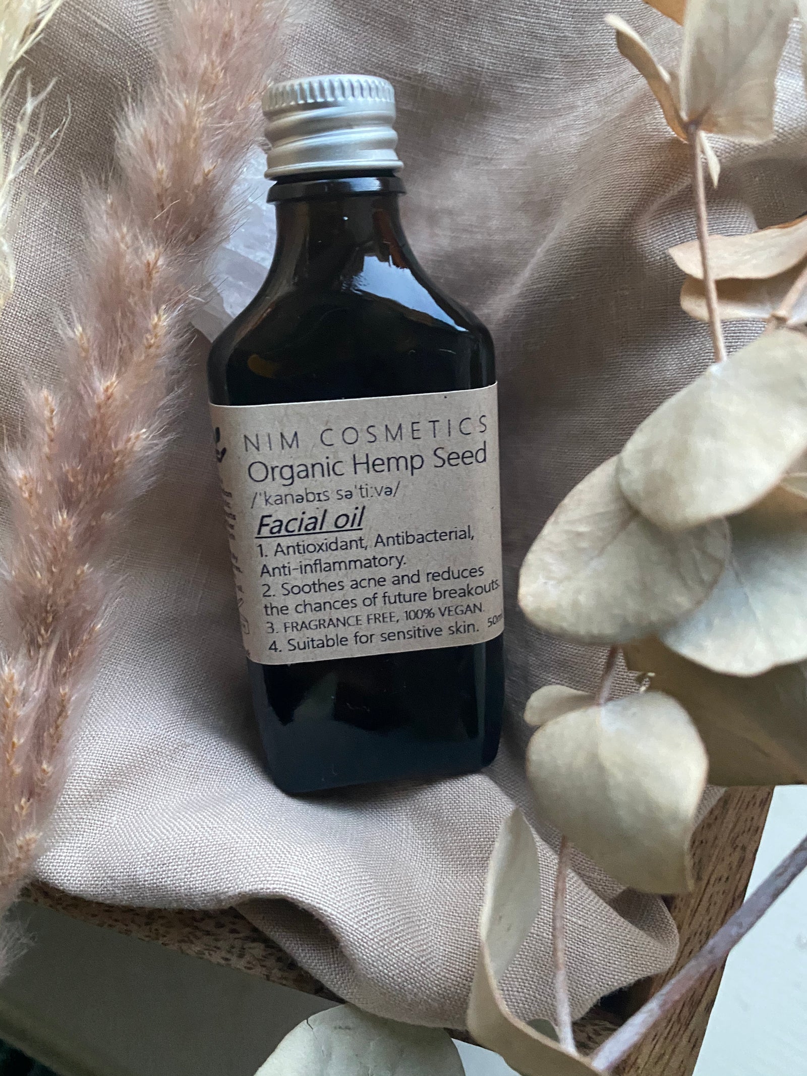 Nim Cosmetics - Organic Hemp Seed Oil