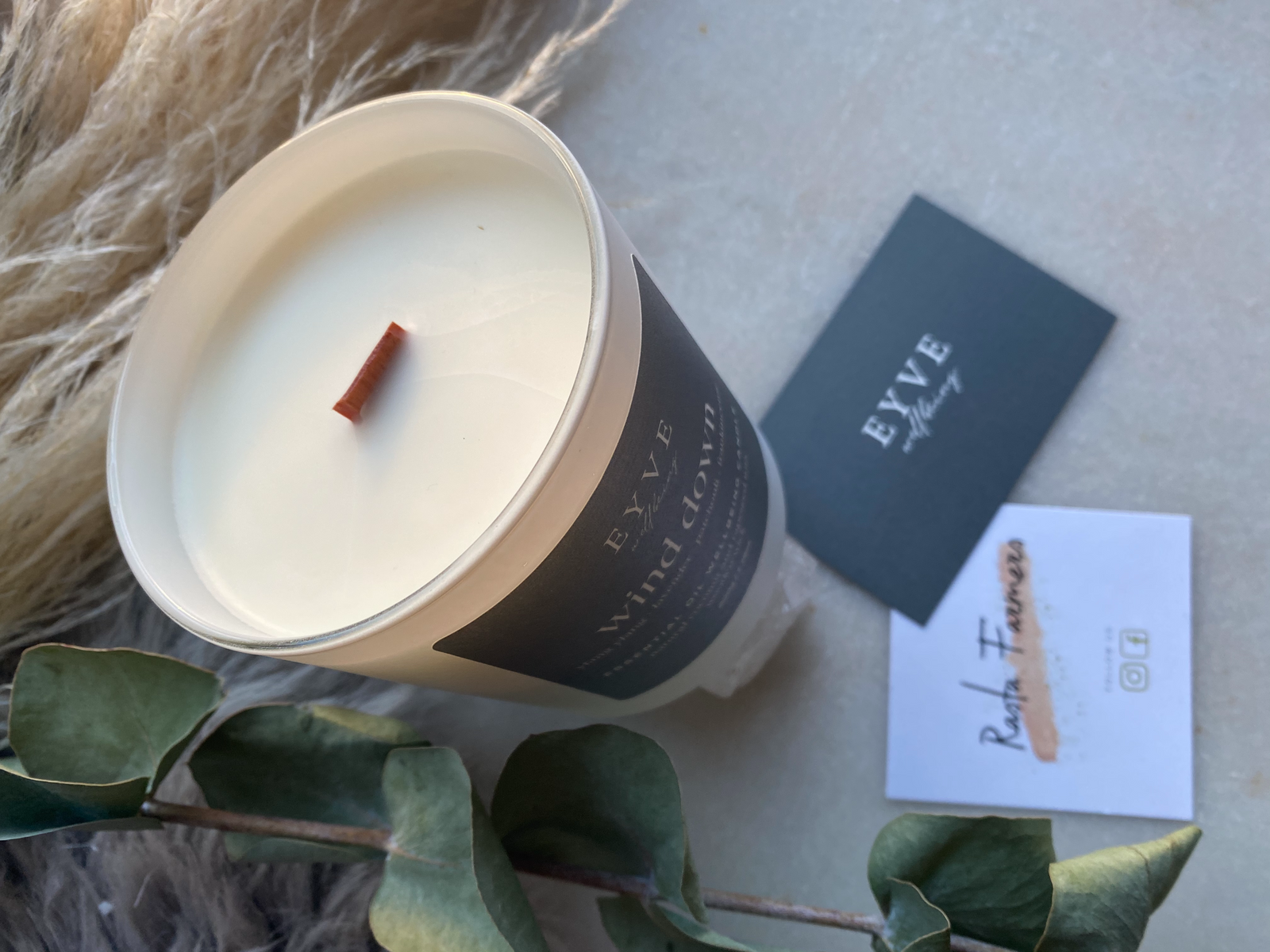 EYVE Wellbeing - Wind Down Essential Oil Wellbeing Candle