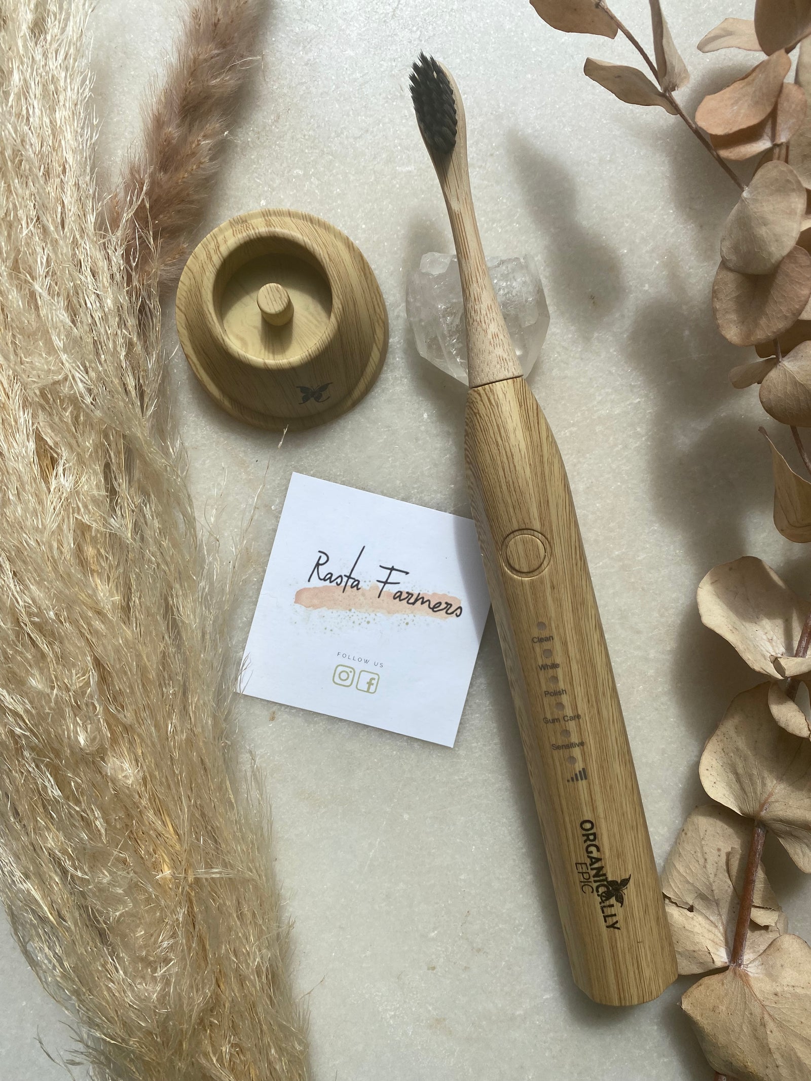 Organically Epic - Sonic Wave Bamboo Electric Toothbrush