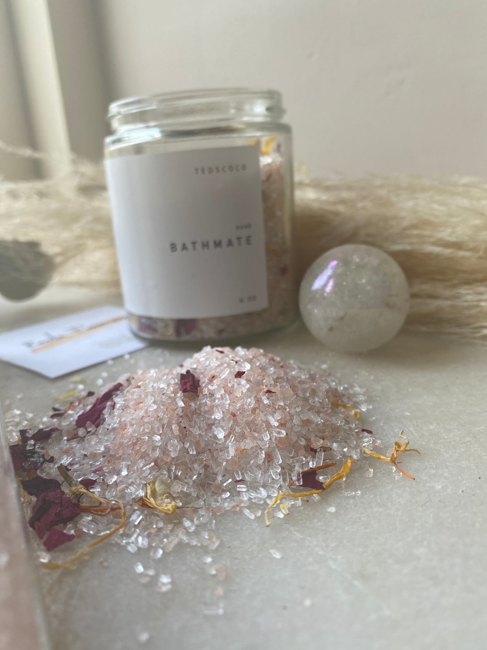Teds Coco - Bathmate - Himalayan Crystal, Jasmine & Rose Bath Salts
