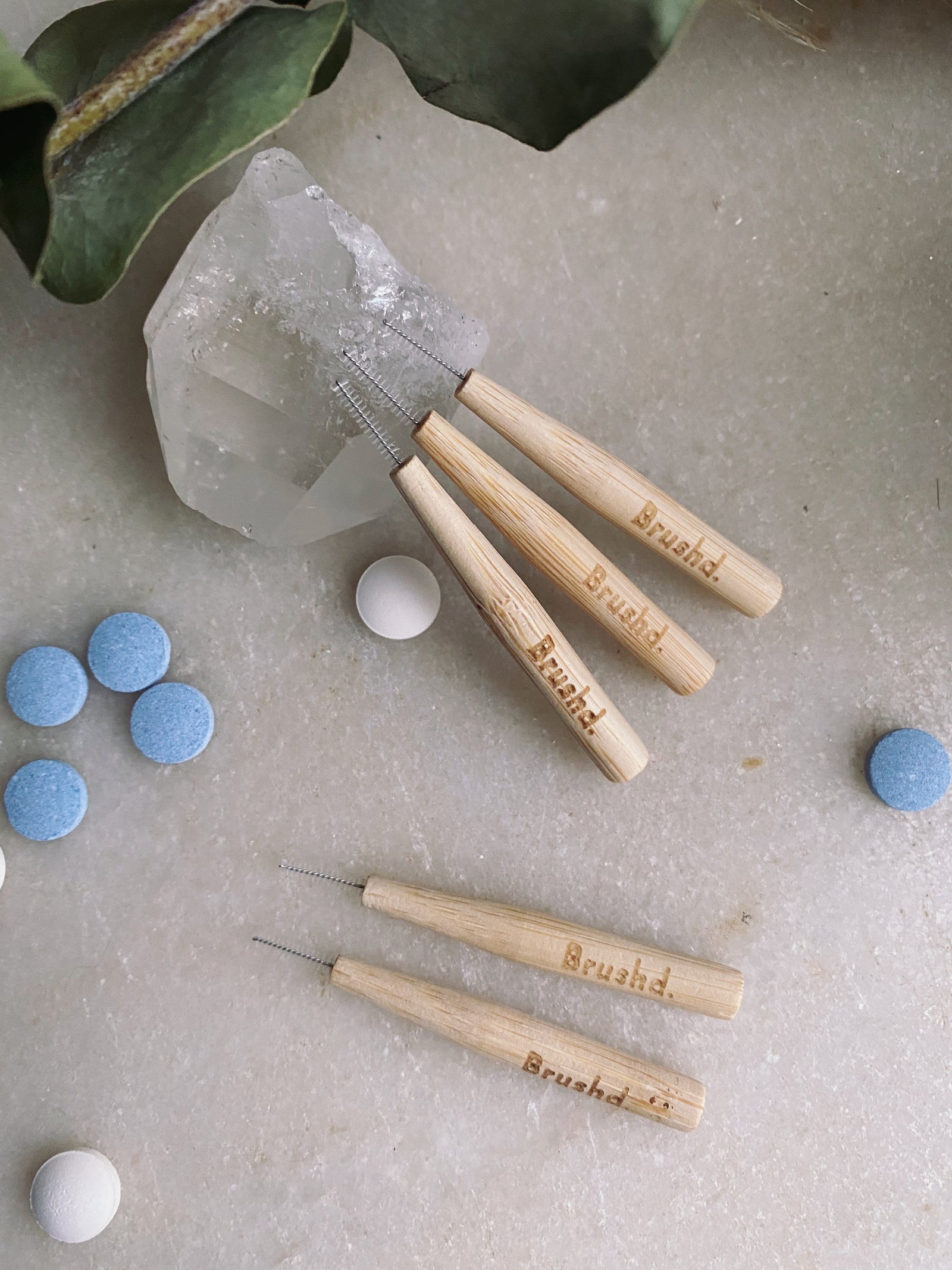 Brush'd - Bamboo Interdental Brushes - 0.6mm, 0.8mm, 1.0mm