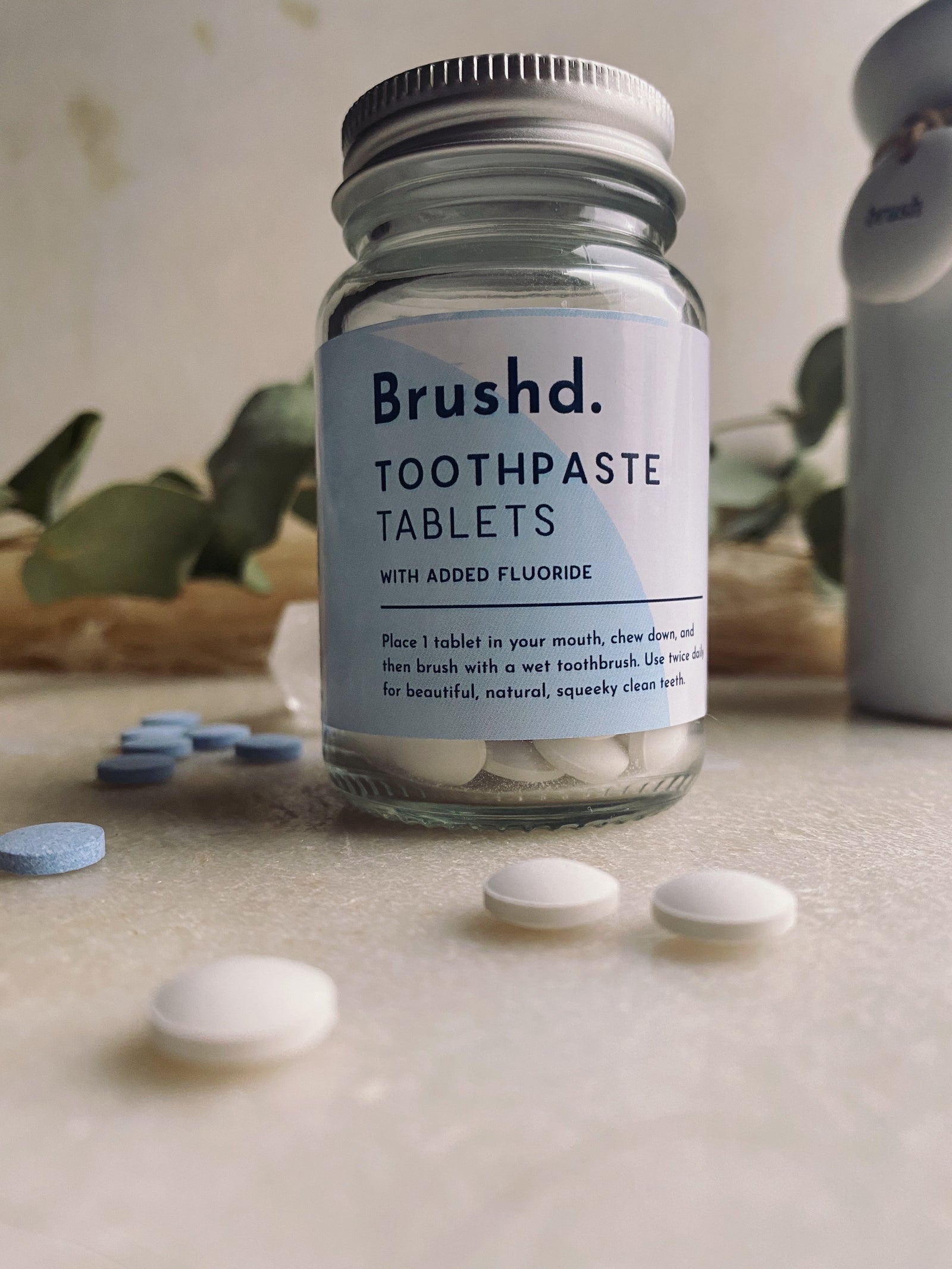 Brush'd - Toothbrush Tablets (added Floride) - English Mint