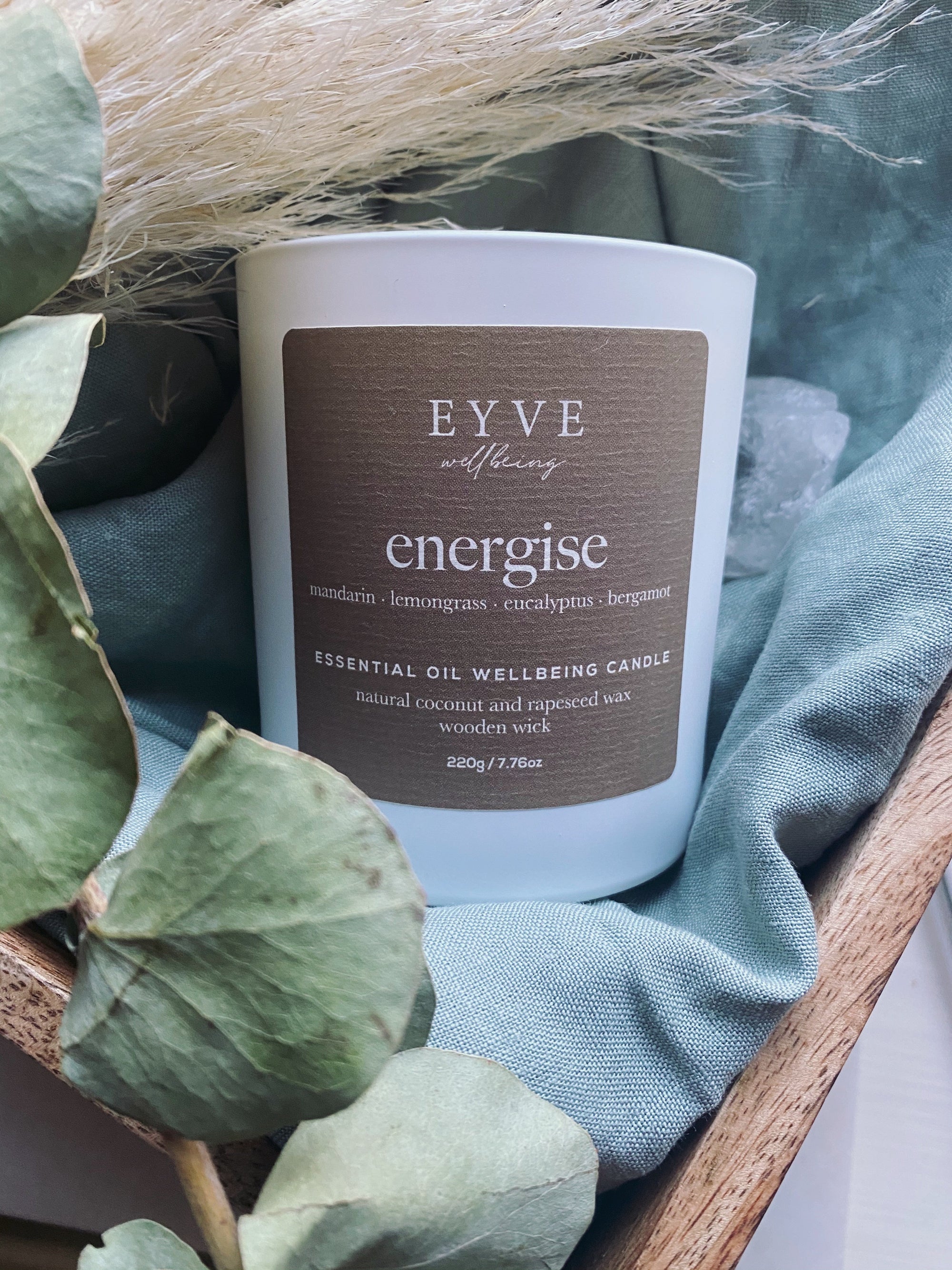 EYVE Wellbeing - Energise Essential Oil Wellbeing Candle