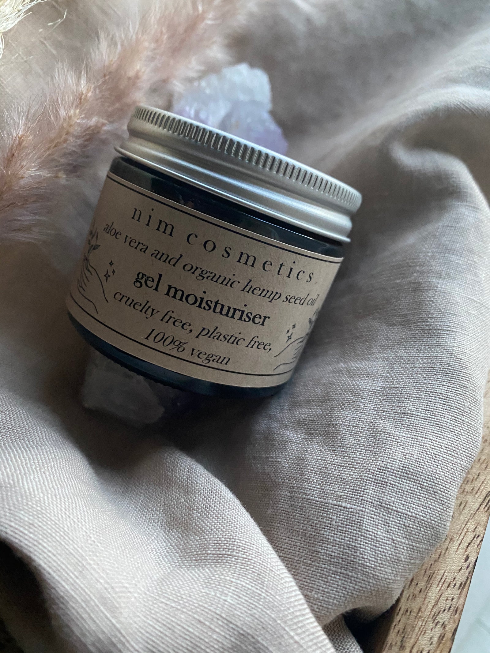 Nim Cosmetics - Aloe Vera & Organic Hemp Seed Gel Moisturiser