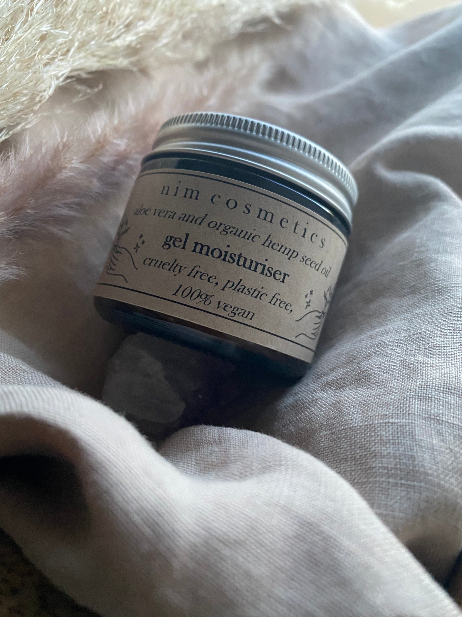 Nim Cosmetics - Aloe Vera & Organic Hemp Seed Gel Moisturiser