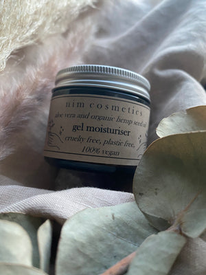 Nim Cosmetics - Aloe Vera & Organic Hemp Seed Gel Moisturiser