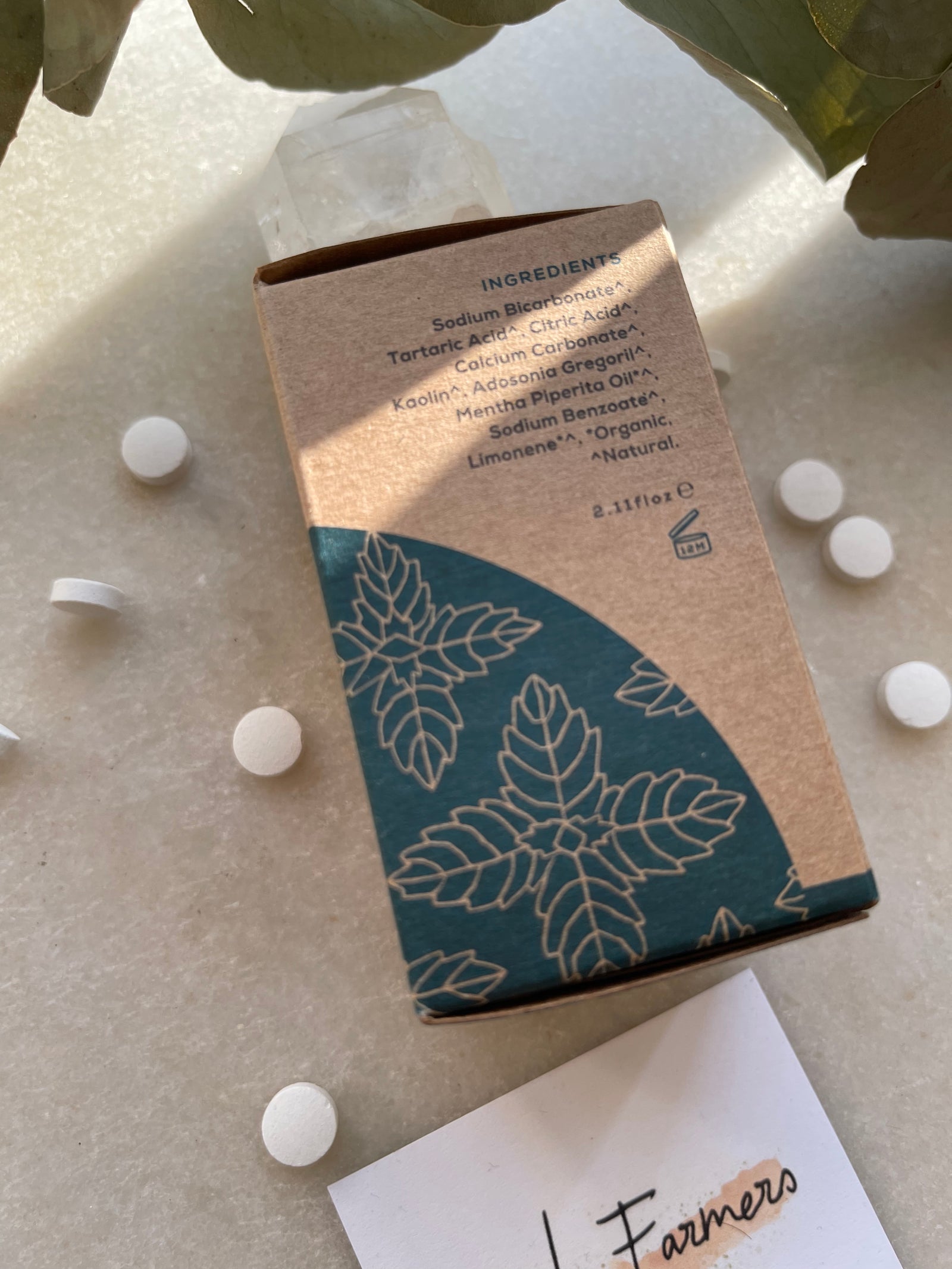 Georganics - Toothpaste Tablets - English Peppermint