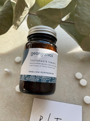 Georganics - Toothpaste Tablets - English Peppermint
