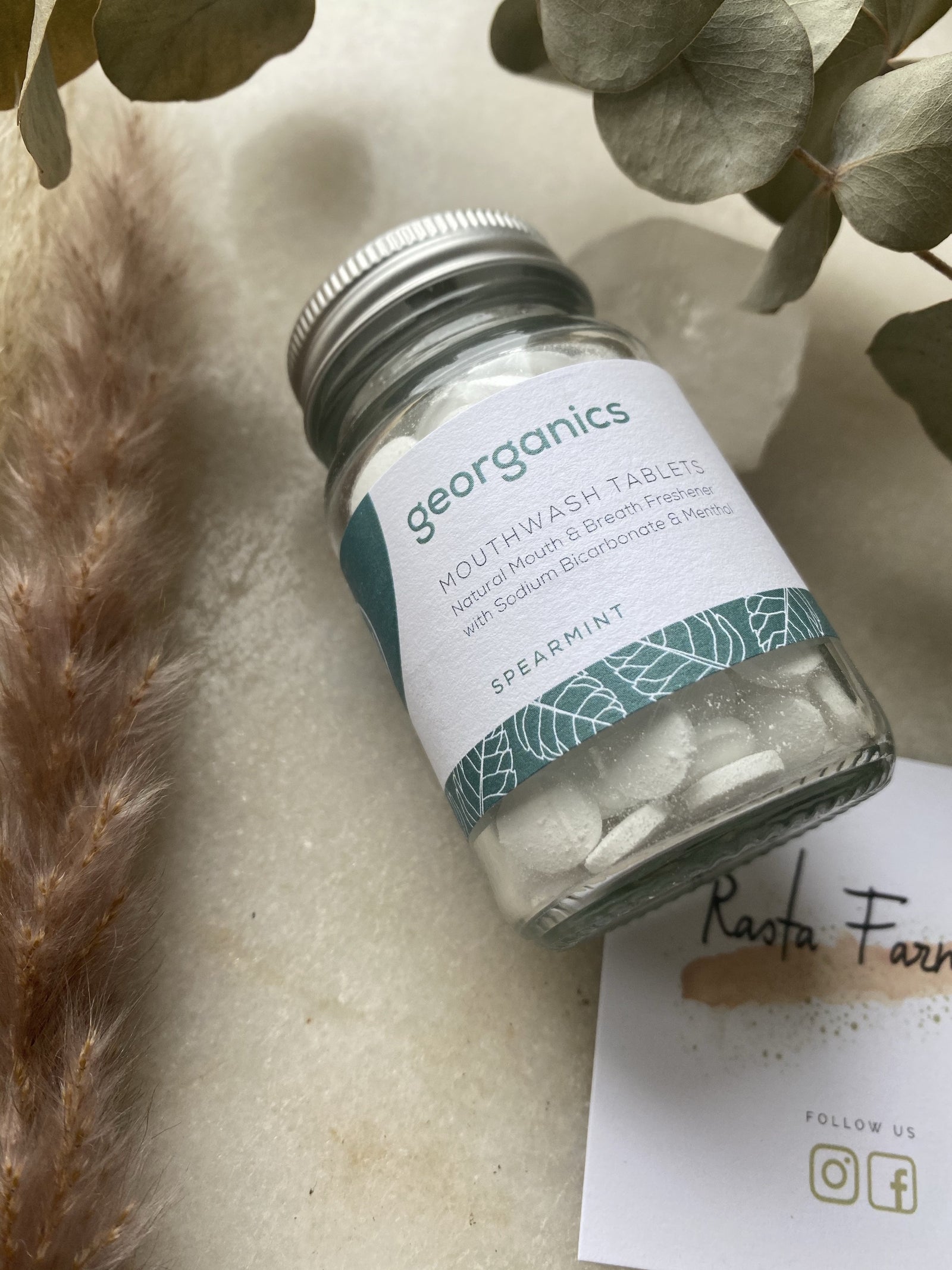 Georganics - Mouthwash Tablets - Spearmint - 180 Tablets