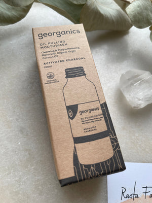 Georganics - Oil Pulling Mouthwash - Activated Charcoal