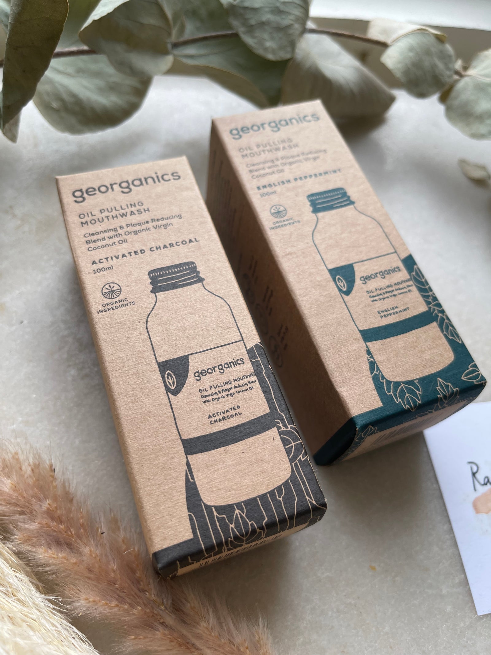 Georganics - Oil Pulling Mouthwash - English Peppermint