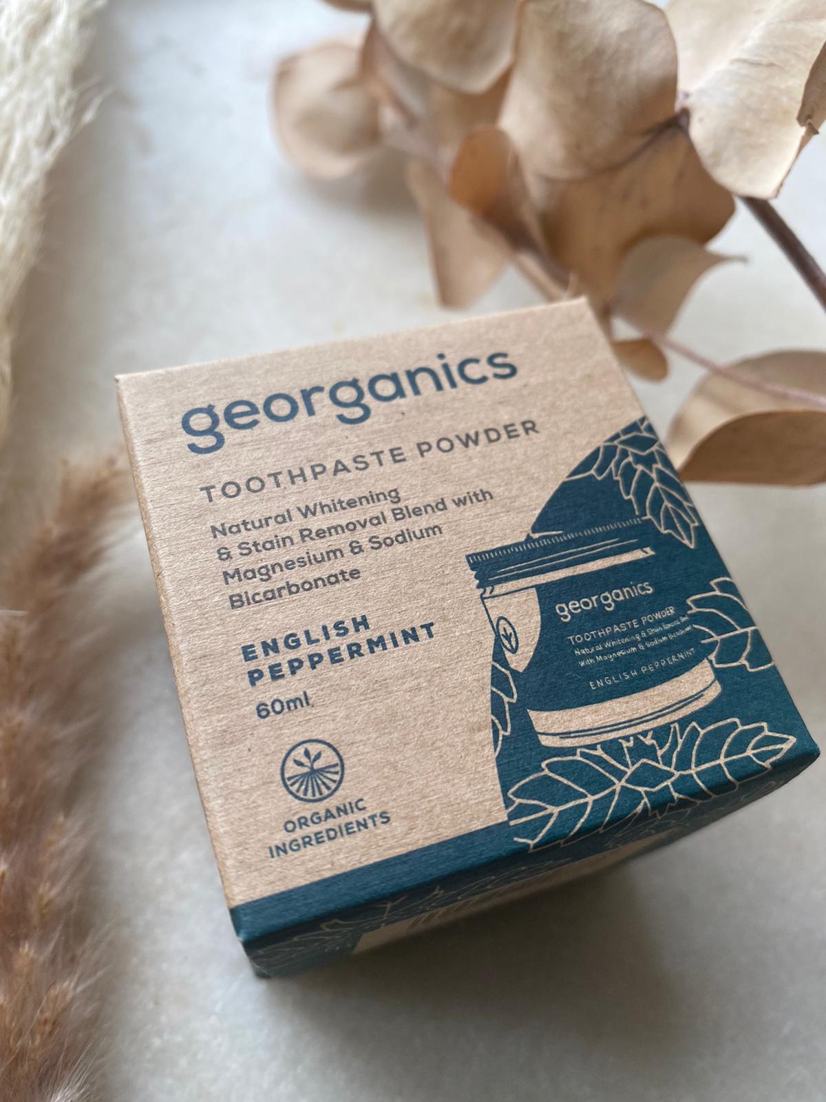 Georganics - Natural Whitening Toothpowder - English Peppermint