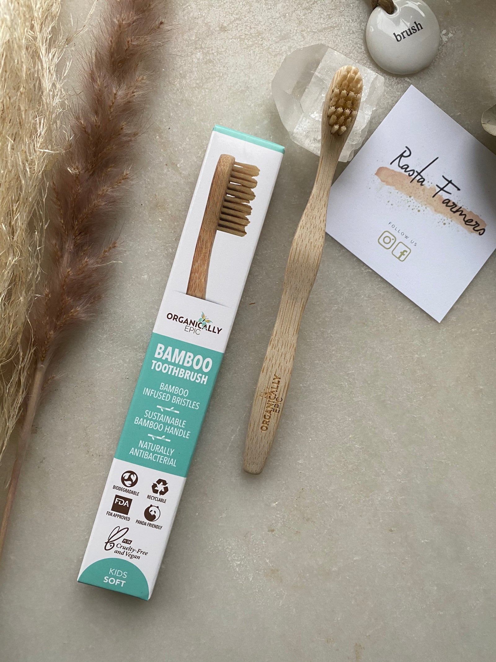 Organically Epic - Bamboo Kids Toothbrush