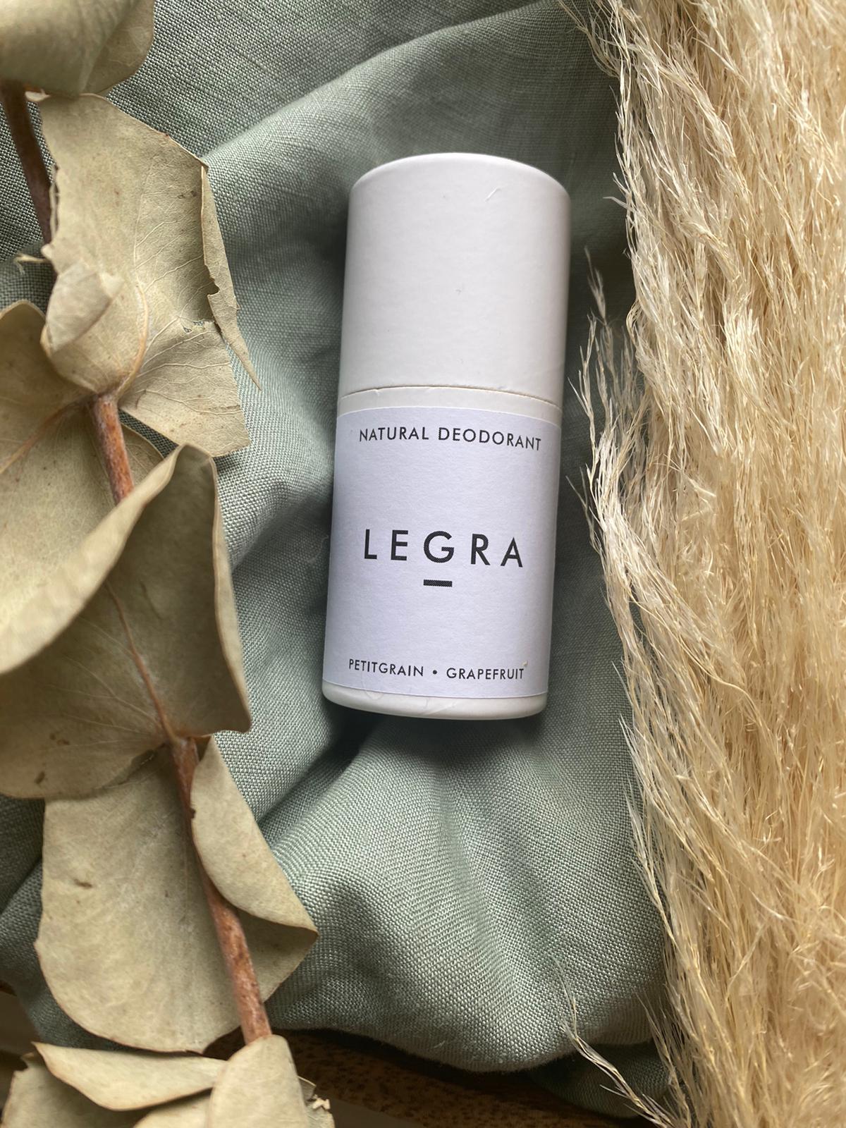 LEGRA - Petitgrain, Grapefruit, & Pine - Natural Deodorant Stick
