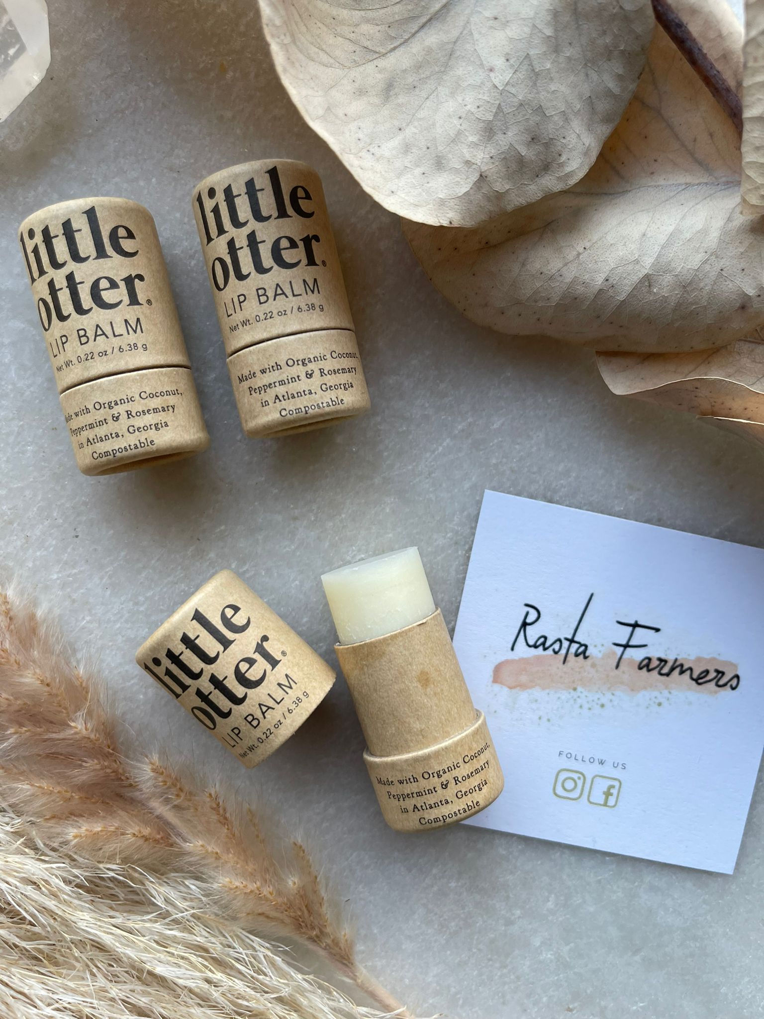 Little Otter -  Plastic Free Peppermint Lip Balm