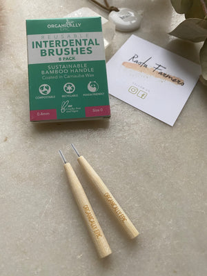 Organically Epic - Bamboo Interdental Brushes - 0.4 x 8 Pack