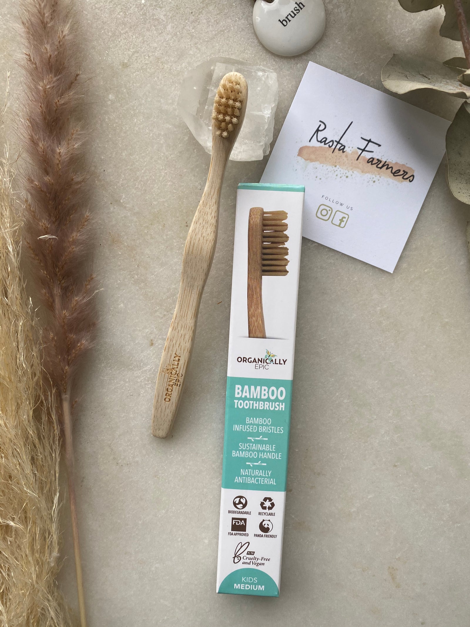 Organically Epic - Bamboo Kids Toothbrush