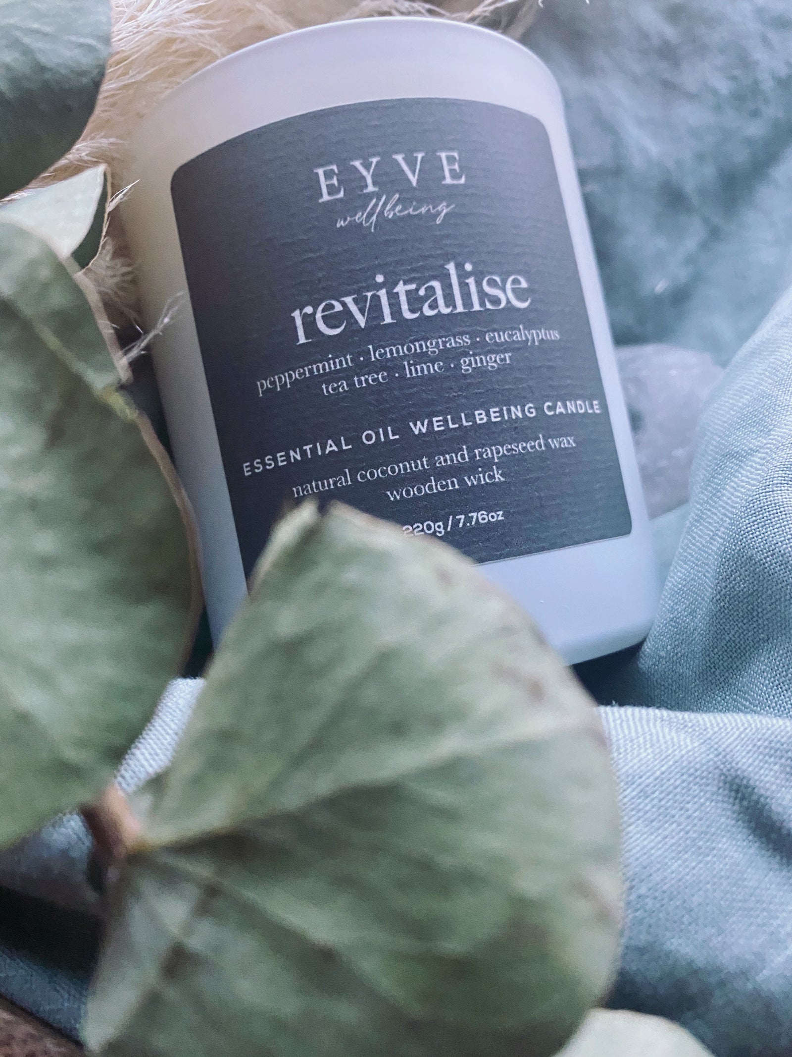 EYVE Wellbeing - Revitalise Essential Oil Wellbeing Candle