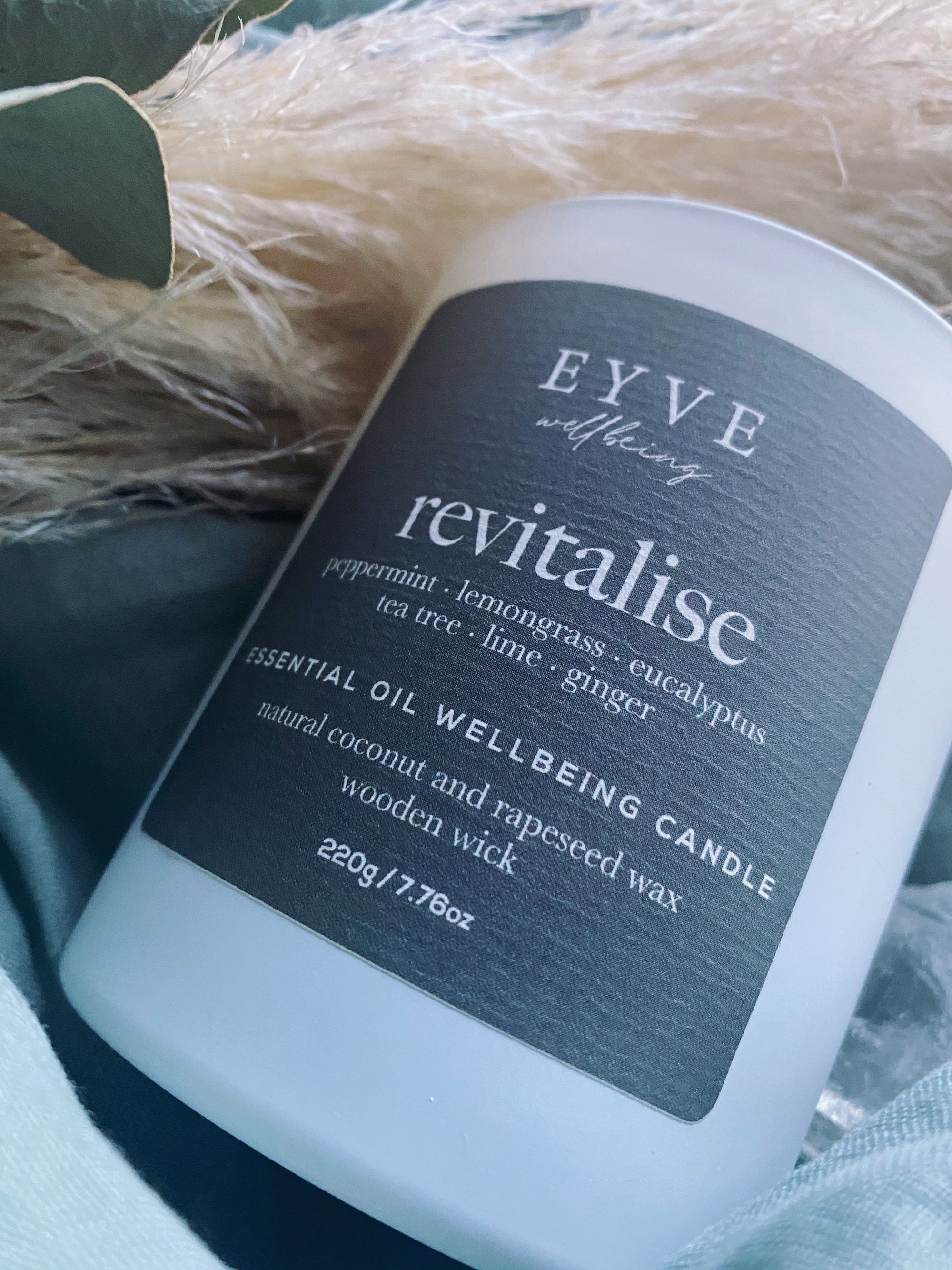 EYVE Wellbeing - Revitalise Essential Oil Wellbeing Candle