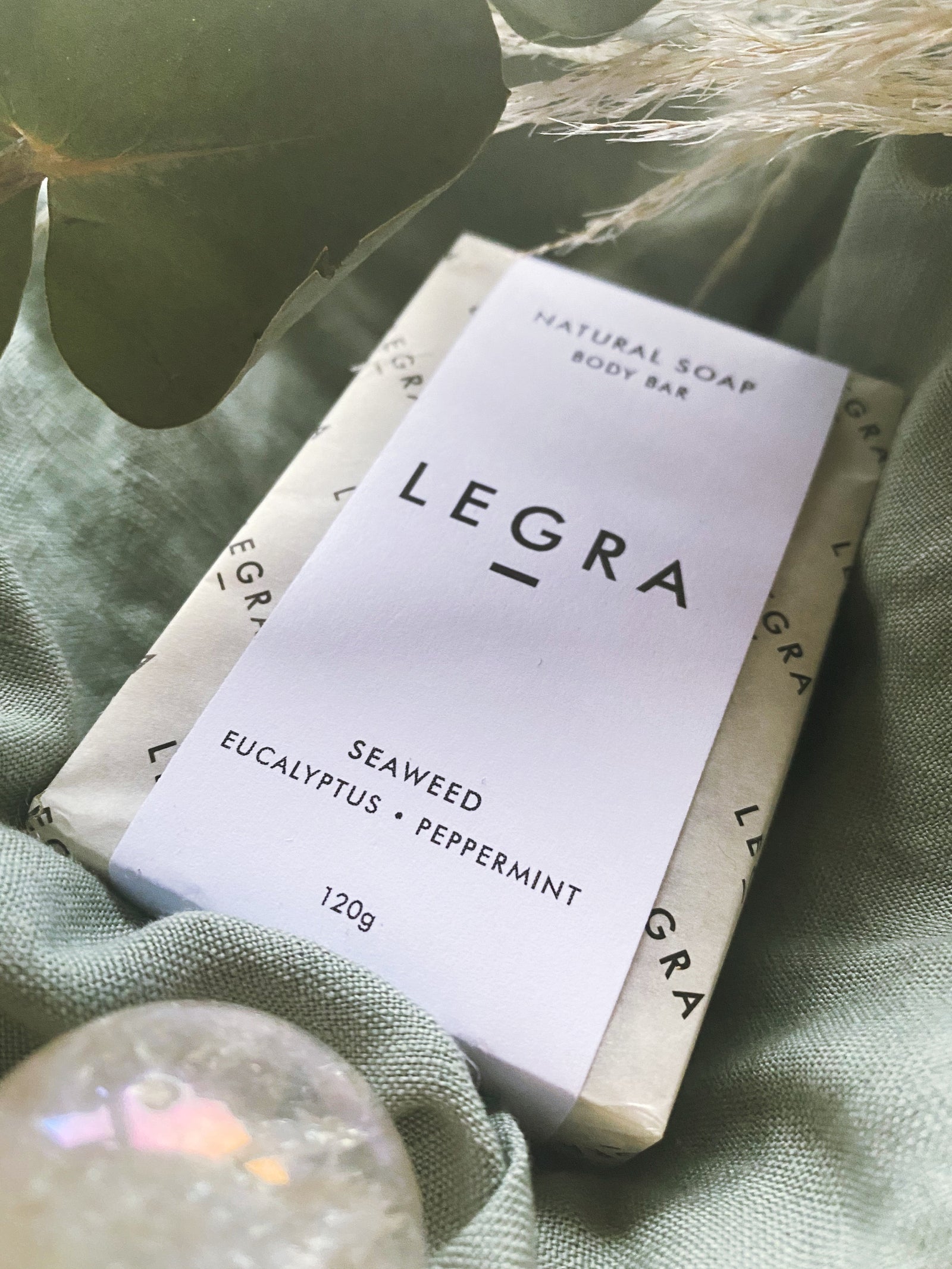 LEGRA - Seaweed, Eucalyptus & Peppermint - Soap Bar