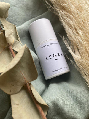 LEGRA - Fragrance Free - Natural Deodorant Stick