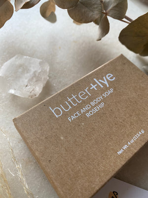Butter + Lye - Moisturising Rosehip Face & Body Soap