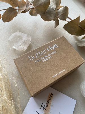 Butter + Lye - Moisturising Rosehip Face & Body Soap