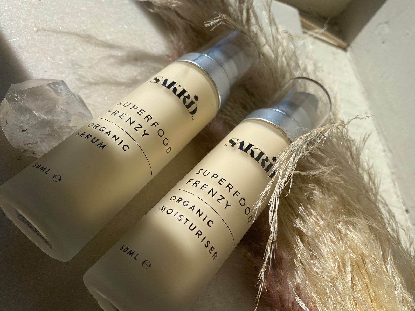 Sakrid - Superfood DUO - Moisturiser & Serum Bundle