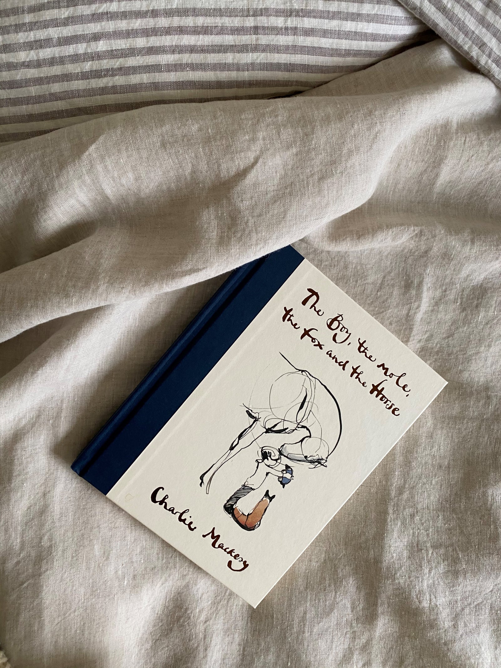 100% Organic Natural French Linen 4 Piece Double Duvet Set - Pebble Grey