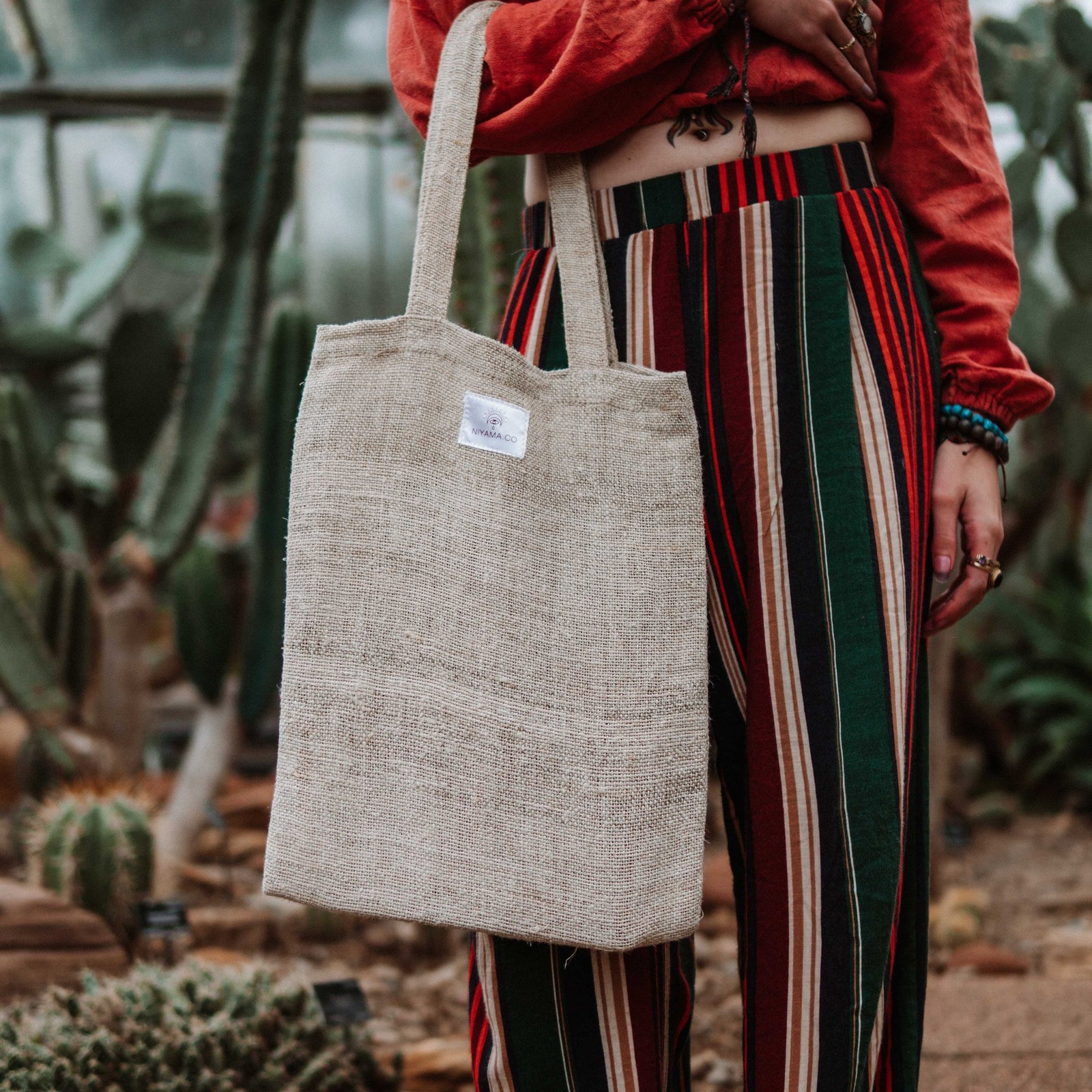 Hemp & Hope - Reusable Tote Bag - Raw