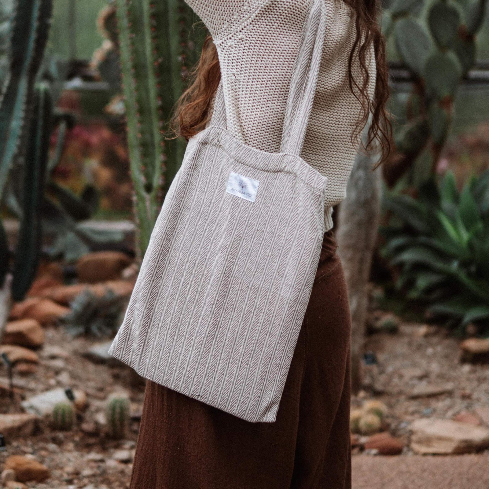 Hemp & Hope - Reusable Tote Bag - Grey