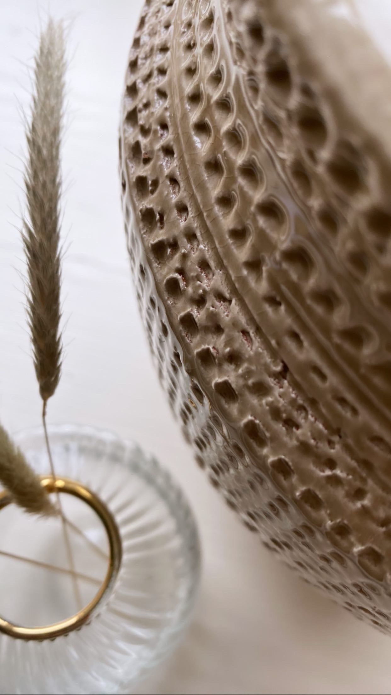 Clay Micro Dented Pot Vase